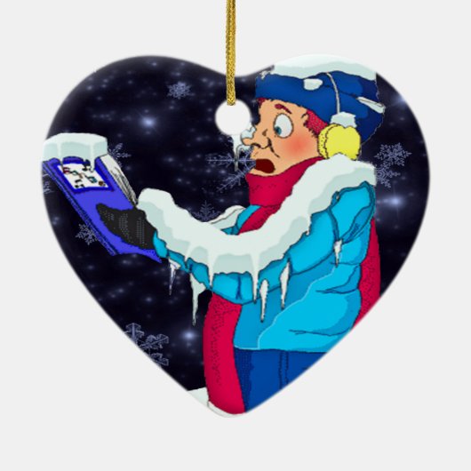 Cold KerstCaroler Ornament (Achterkant)