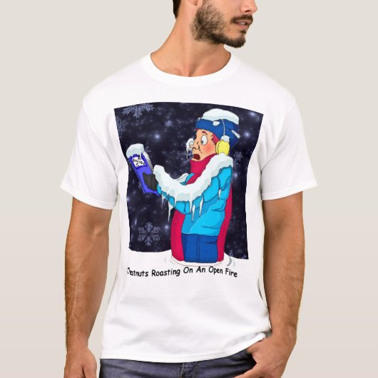 Cold KerstCaroler T-shirt (Voorkant)