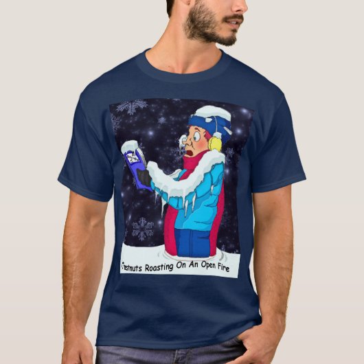 Cold KerstCaroler T-shirt (Voorkant)