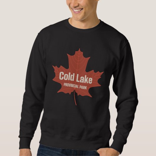 Cold Lake Provincial Park Alberta Canada Canadian  Trui (Voorkant)