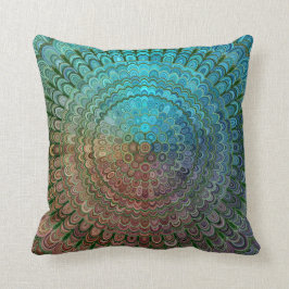 Cold Metal Flower Mandala Kussen