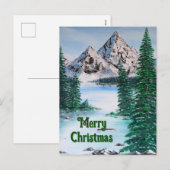 Cold Mountain Feestdagenkaart (Voorkant / Achterkant)