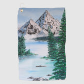 Cold Mountain Golfhanddoek (Voorkant)