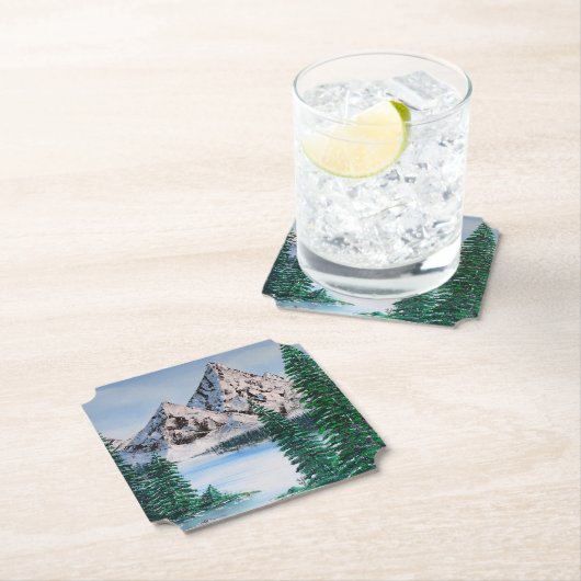 Cold Mountain Kartonnen Onderzetters (Insitu)