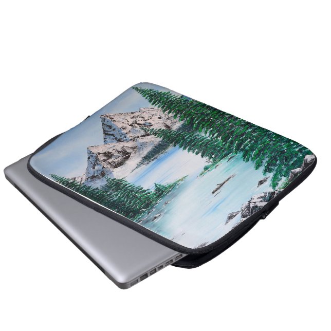 Cold Mountain Laptop Sleeve (Voorkant onderkant)