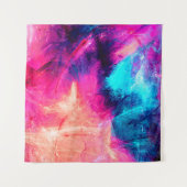 Cold multicolor beautiful futuristic pattern. Abst Wandkleed (Voorkant (horizontaal))