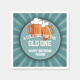 Cold One voor het oude verjaardagsfeestje Servet