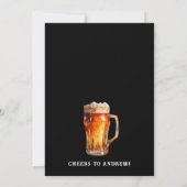 Cold One with the Old One Beer 40th Kaart (Achterkant)