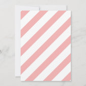 Cold Outside Blush Pink Window Girl Baby Shower Kaart (Achterkant)