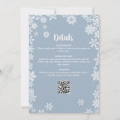 Cold Outside Boy Winter Baby Shower All In One Kaart (Achterkant)