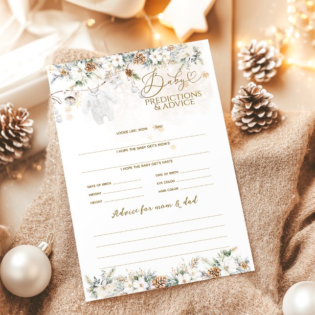 Cold Outside Clothest Line Baby Voorspellingsspel (Creator heeft geüpload)