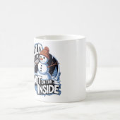 Cold Outside Hot Inside Mug Koffiemok (Voorkant rechts)