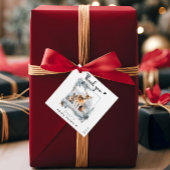 Cold Outside Winter Animals Baby shower Dank u Bedankjes Labels