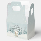 Cold Outside Winter Gender Neutral Baby Shower Bedankdoosjes (Geopend)