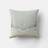 Cold Outside Winter Gender Neutral Baby Shower Kussen (Achterkant)