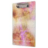 Cold Pink Sky Waterverf Klembord (Links)