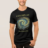cold play | Cute desing ideas Tri-Blend Shirt (Voorkant)