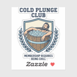 Cold Plunge Club Sticker