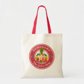 Cold Pressed Juice Smoothies fruitwinkel logo naam Tote Bag (Voorkant)