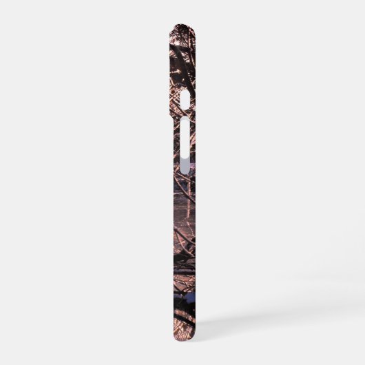 Cold River Hafren and sun iPhone 16 Hoesje (Linkerkant)