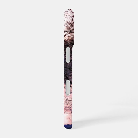 Cold River Hafren and sun iPhone 16 Hoesje (Rechterkant)