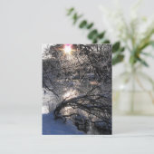 Cold River Hafren Feestdagenkaart (Staand voorkant)