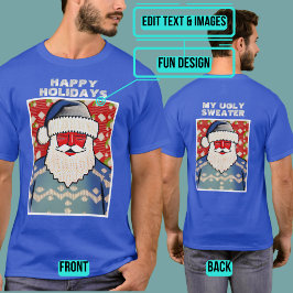 Cold Santa Ugly Holiday "Sweater" T-shirt