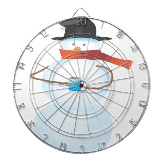 Cold Snowman Dartbord (Voorkant)