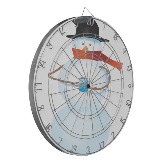 Cold Snowman Dartbord (Voorkant Links)