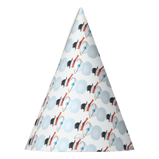 Cold Snowman Feesthoedjes (Links)