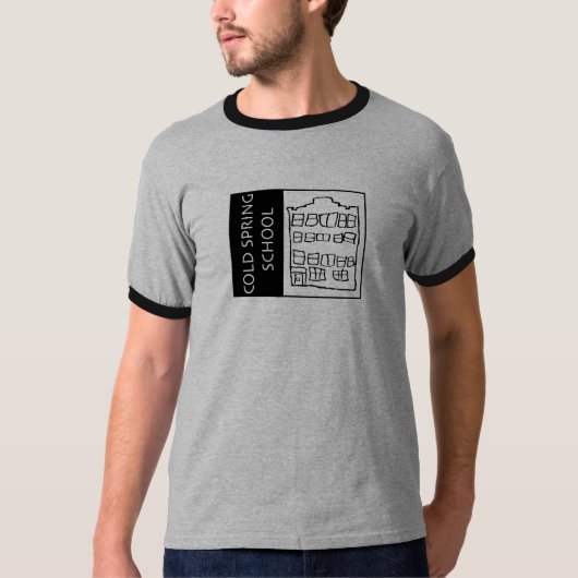 Cold Spring Adult Ringer T-Shirt (Voorkant)