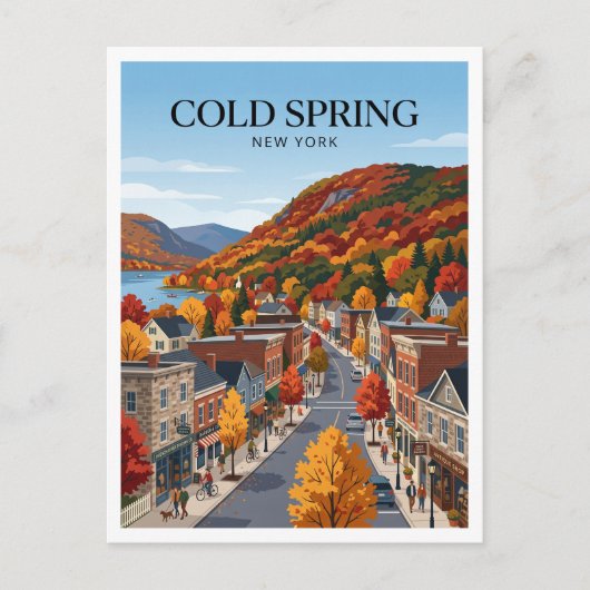 Cold Spring New York Briefkaart (Voorkant)