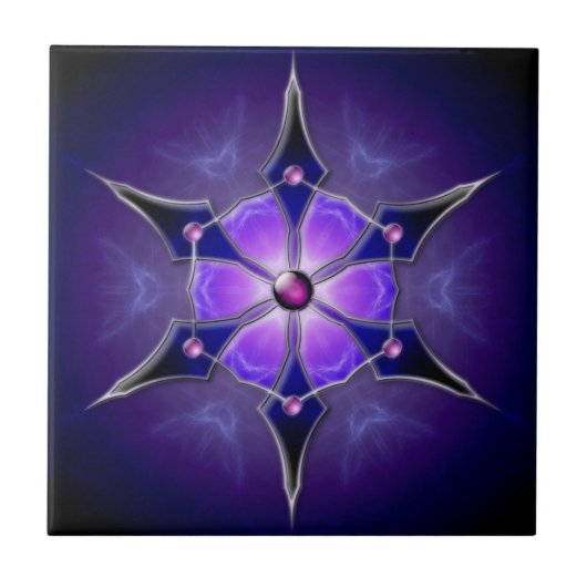 Cold Starlight Decorative Tile Tegeltje (Voorkant)