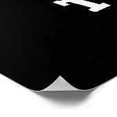 Cold Turkey Funny Animal Pun Dark BG Poster (Hoek)