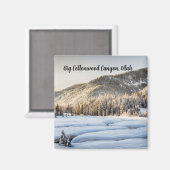 Cold Utah-herinneringen Magneet (Voorkant / Achterkant)