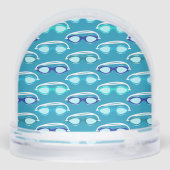 Cold Water Swimmer Swimming Number 1 Sneeuwbol (Achterkant)