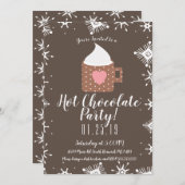 Cold Winter Hot Chocolate Campfire-Mok Aankondiging (Voorkant / Achterkant)