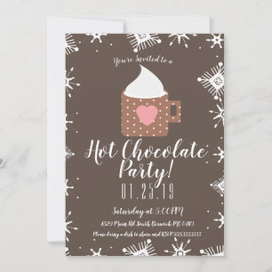 Cold Winter Hot Chocolate Campfire-Mok Aankondiging