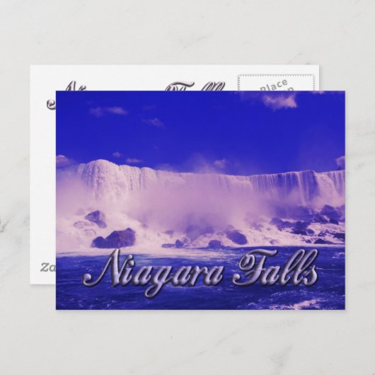 Cold Winter Mist bij Niagara Herfsten Briefkaart (Voorkant / Achterkant)
