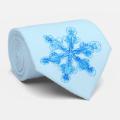 Cold Winter Snowflake Stropdas (Opgerold)