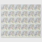 Cold Winter Snowman Cadeaupapier (Vlak)