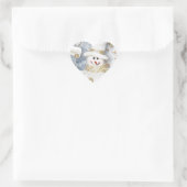 Cold Winter Snowman Hart Sticker (Tas)