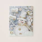Cold Winter Snowman Legpuzzel (Verticaal)