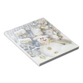 Cold Winter Snowman Notitieblok (Schuin)