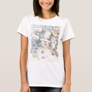 Cold Winter Snowman T-shirt