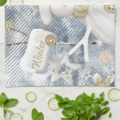 Cold Winter Snowman Theedoek (Gevouwen)