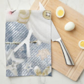 Cold Winter Snowman Theedoek (Quarter Fold)