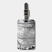 Cold Winter Woodland Bagagelabel (Voorkant verticaal)