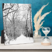 Cold Winter Woodland Fotoplaat (Zijkant)
