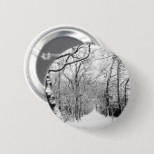 Cold Winter Woodland Ronde Button 5,7 Cm (Voorkant /achterkant)